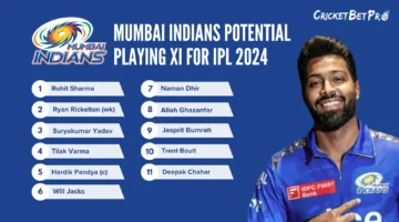 Mumbai Indians Potential Playing XI for IPL 2025