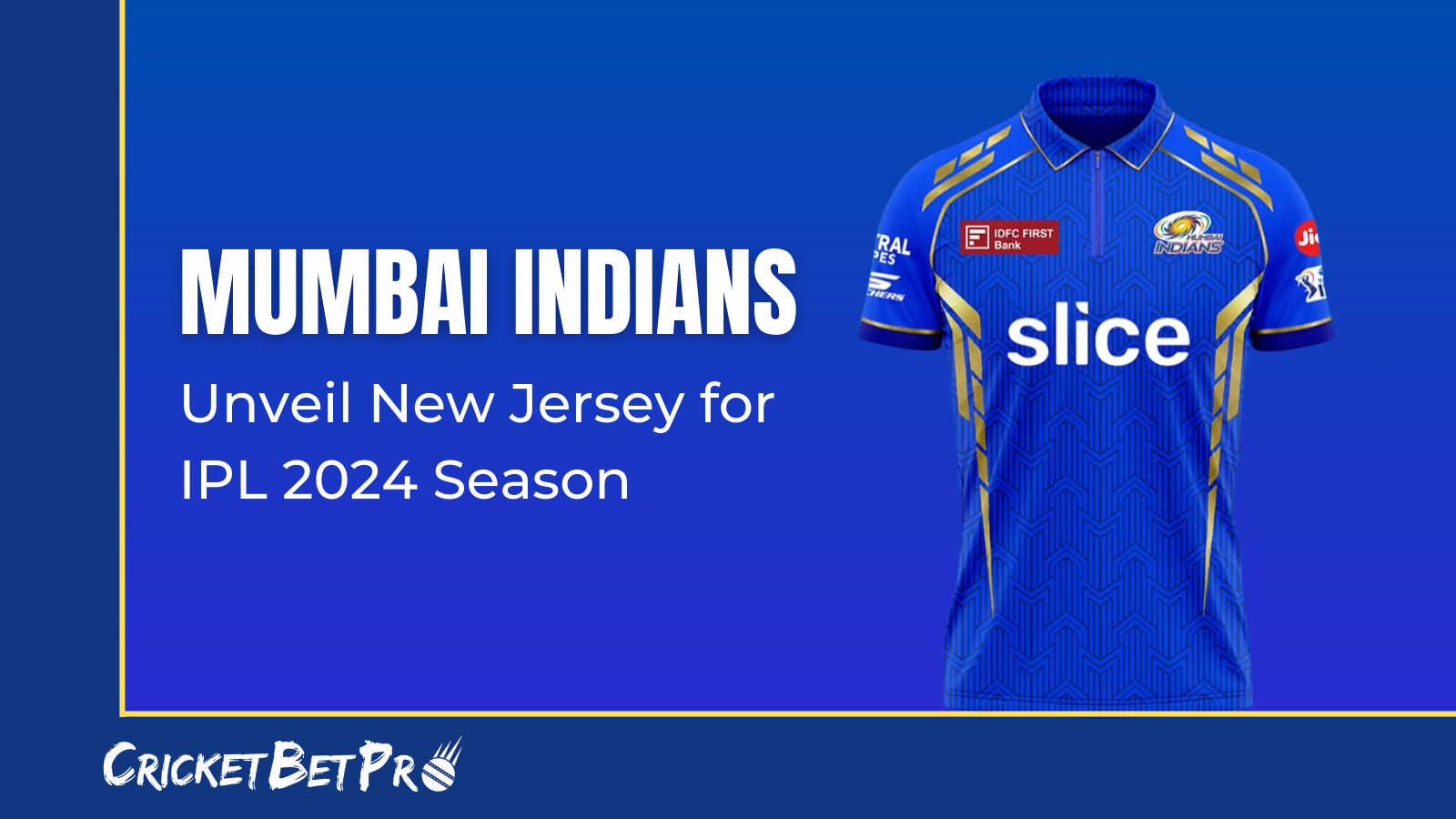 Mumbai Indians Unveil New Jersey for IPL 2024 Season