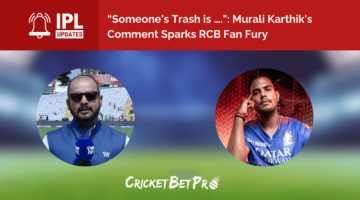 “Someone's Trash is …. Murali Karthik's Comment Sparks RCB Fan Fury