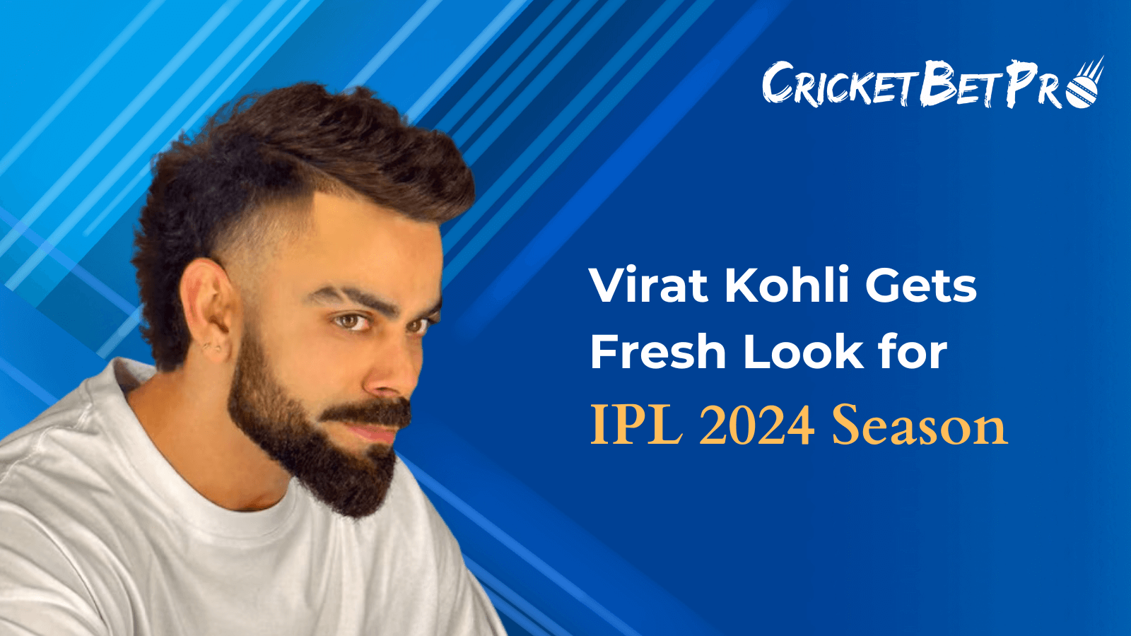 Virat Kohli Gets Fresh Look for IPL 2024 Season