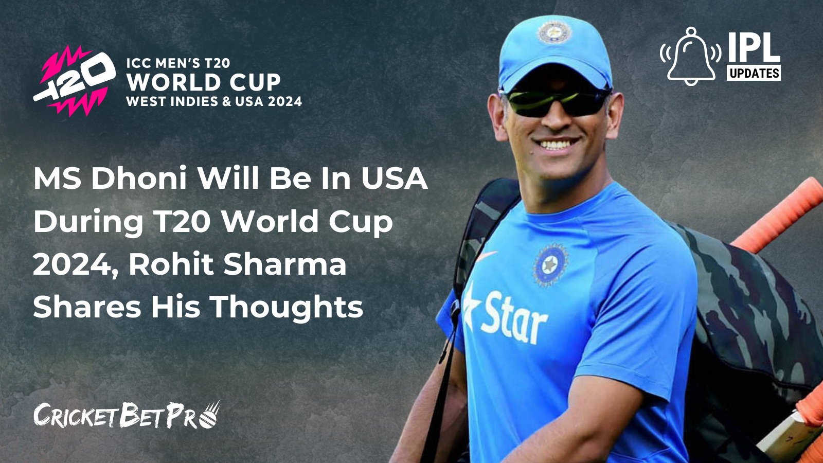 Dhoni in the T20 World Cup 2024 Rohit Sharma Shares His Thoughts