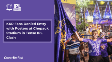 KKR Fans Denied Entry with Posters at Chepauk Stadium in Tense IPL Clash