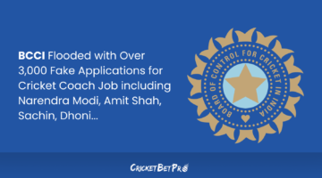 BCCI Flooded with Over 3,000 Fake Applications for Cricket Coach Job