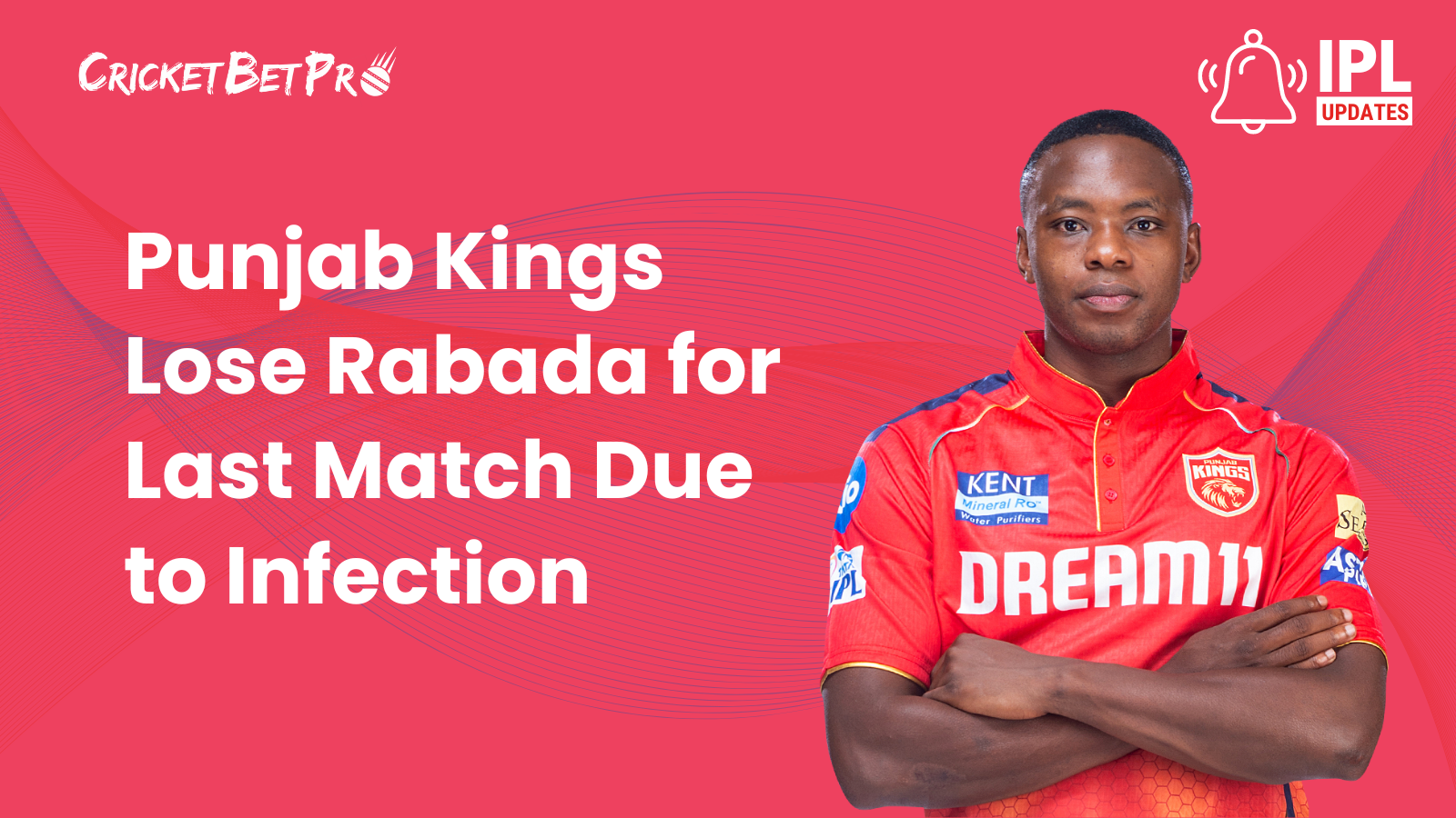 Punjab Kings Lose Rabada for Last Match Due to Infection.png