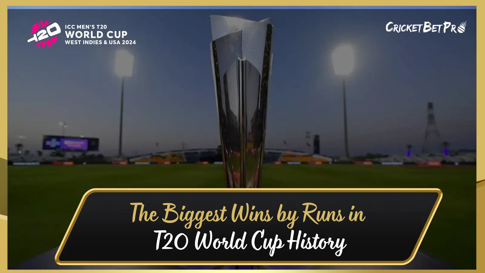 Biggest Wins by Runs in T20 World Cup History
