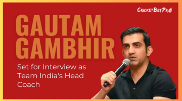 Gautam Gambhir Set for Interview as Team India's Head Coach