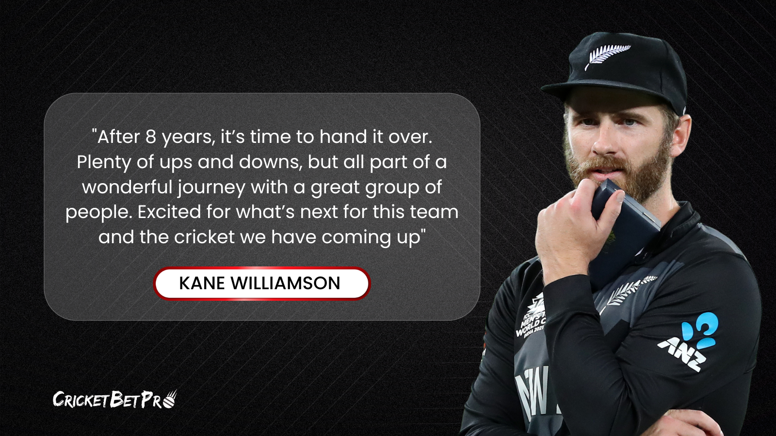 Kane Williamson Posts Emotional Message on Instagram After Stepping ...