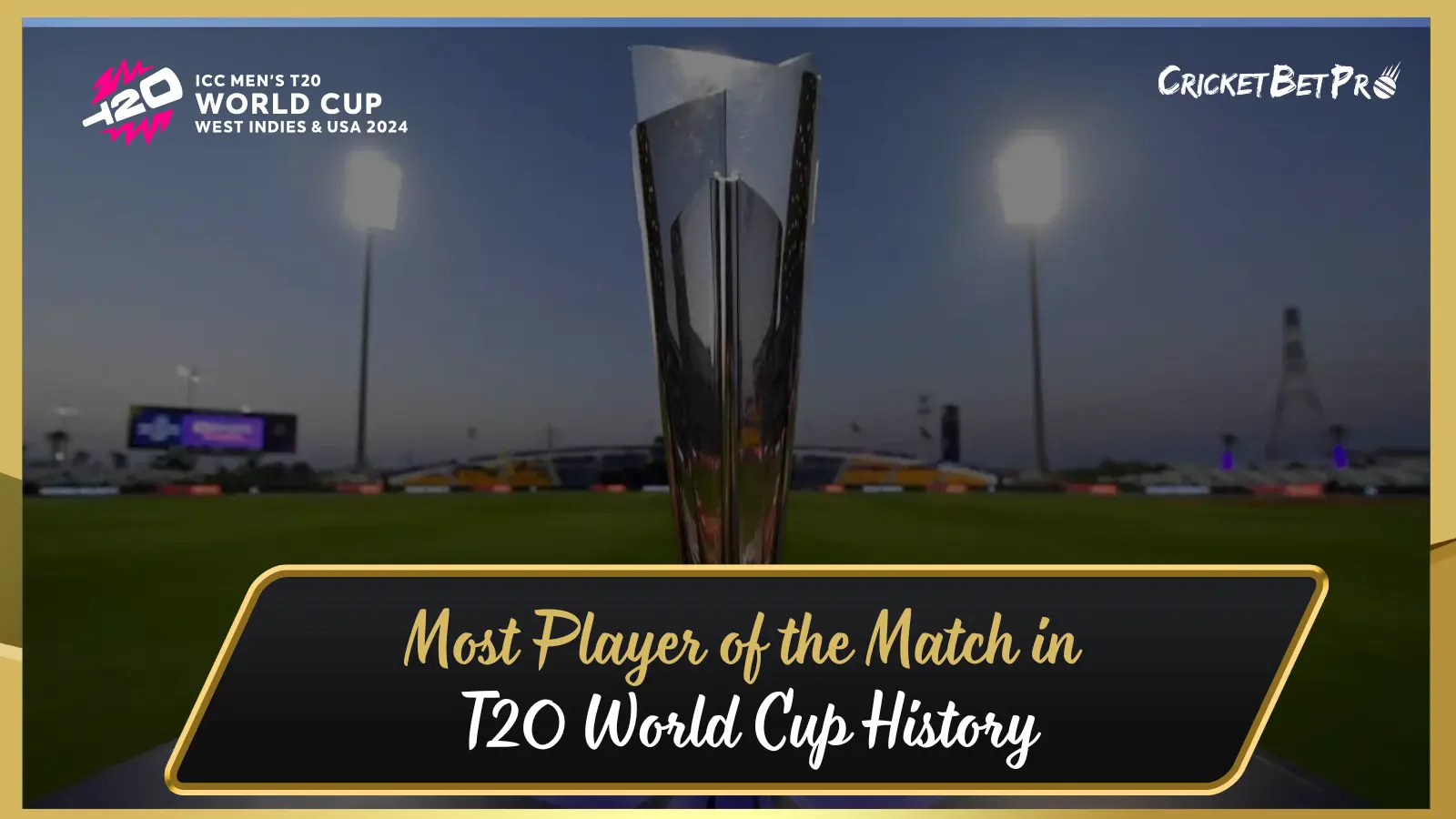 Most Player of the Match in T20 World Cup