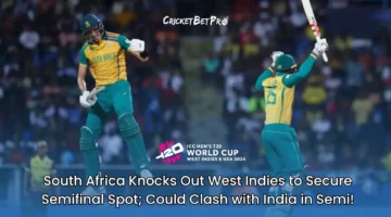 South Africa Knocks Out West Indies