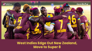 West Indies Edge Out New Zealand, Move to Super 8