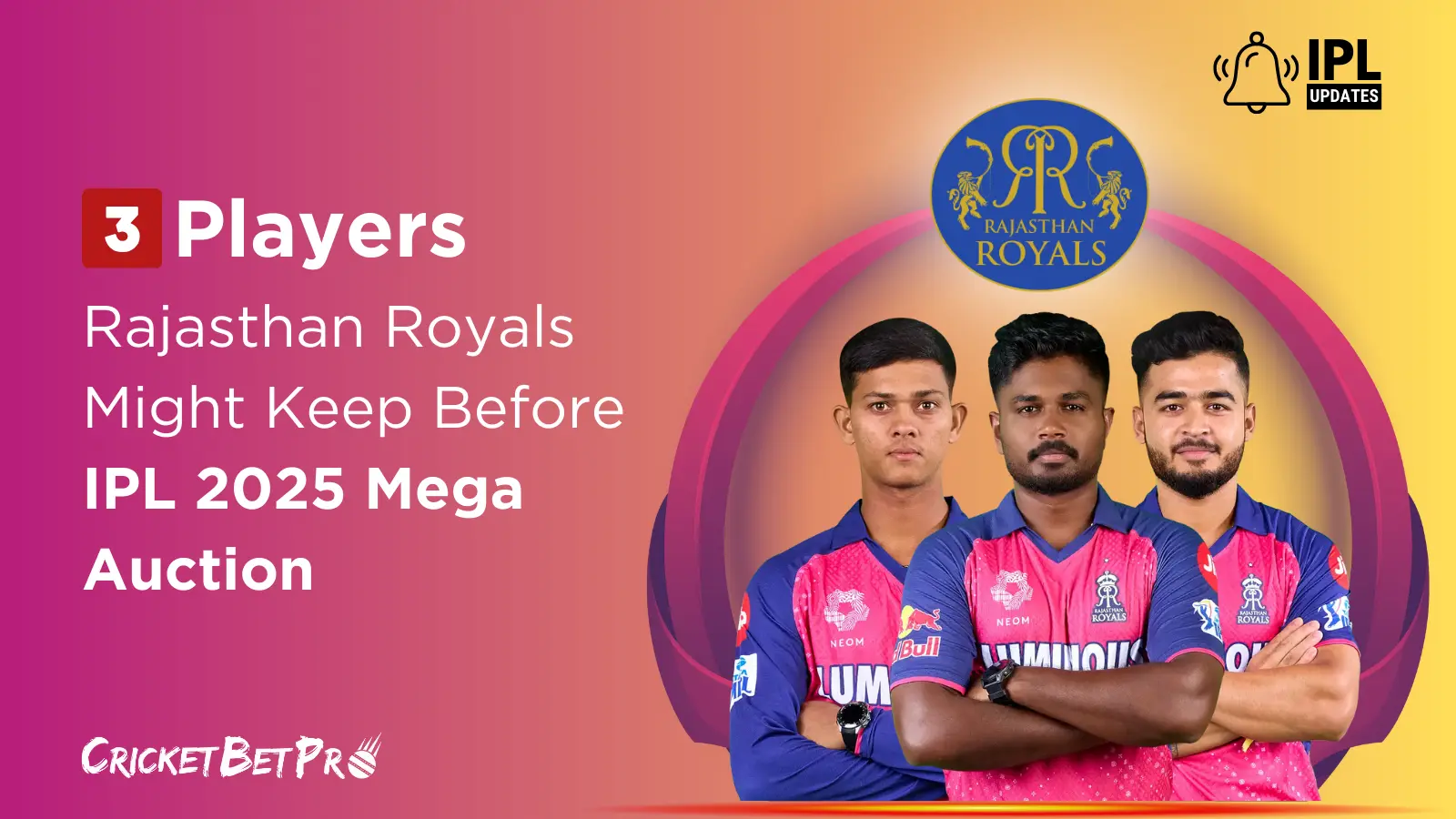 Players retention by Rajasthan Royals