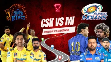 Chennai Super Kings vs Mumbai Indians timeline