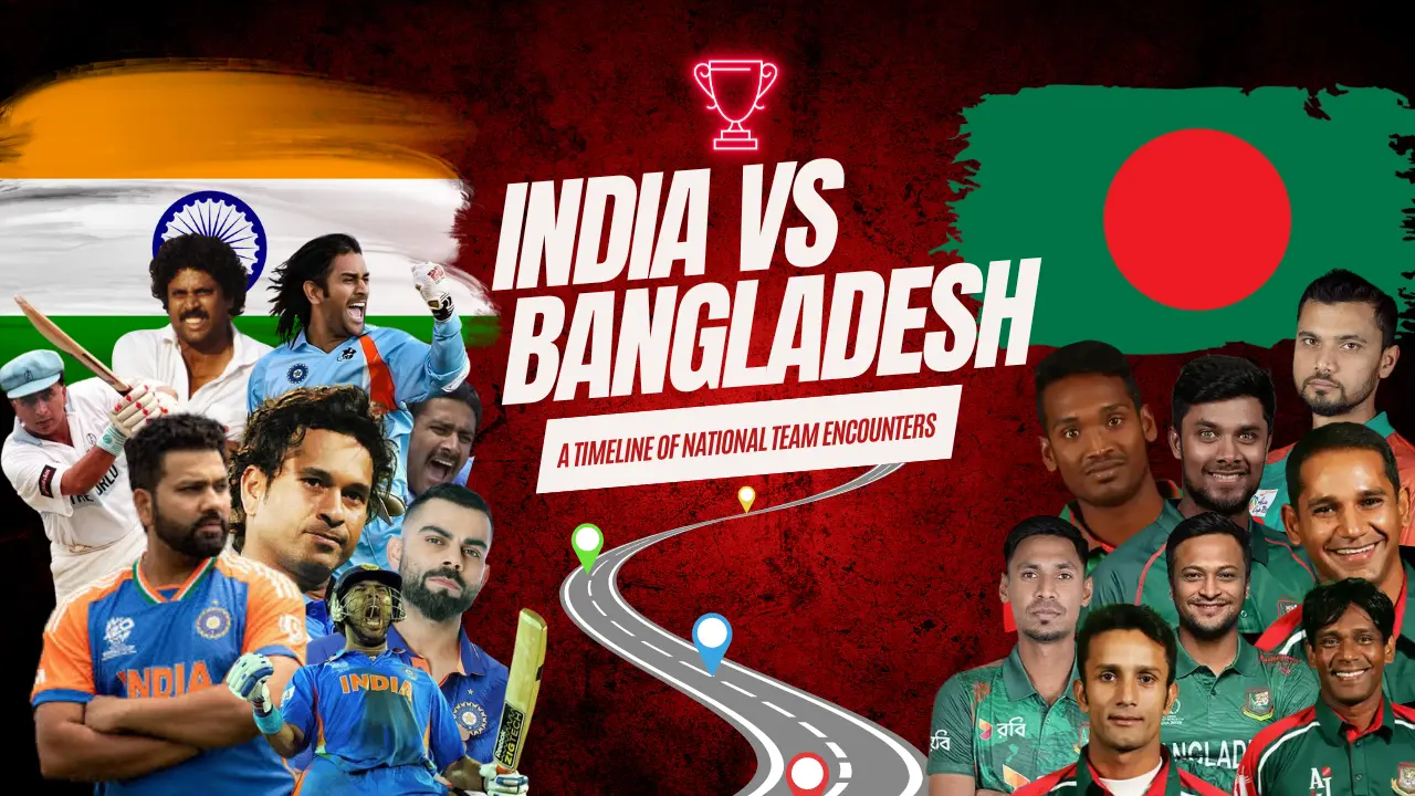 India National Cricket Team vs Bangladesh National Cricket Team Timeline