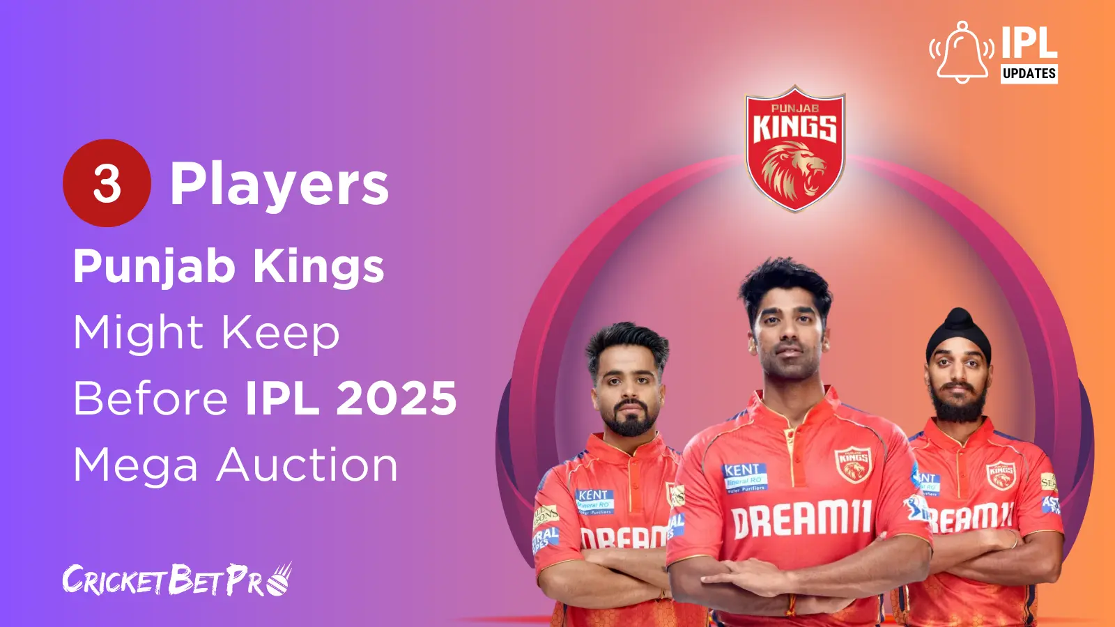 Punjab Kings retention Players 2025