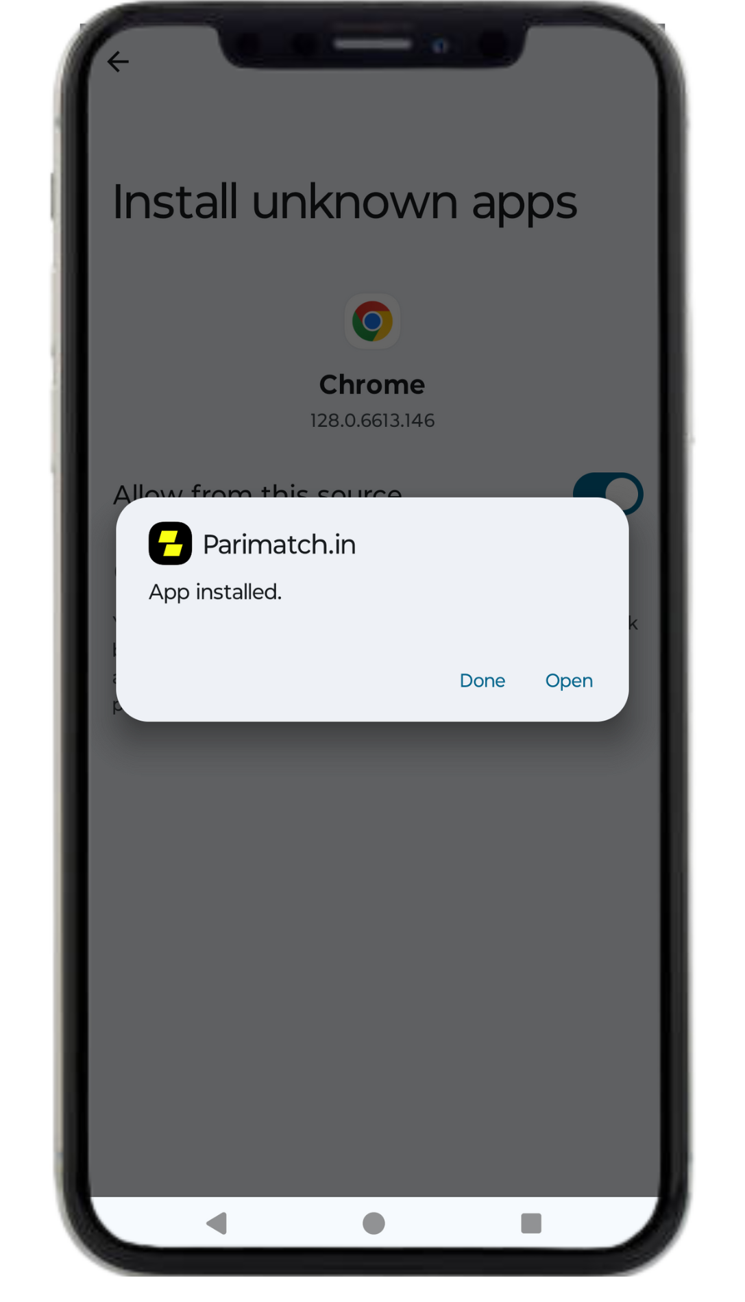 Open Parimatch App