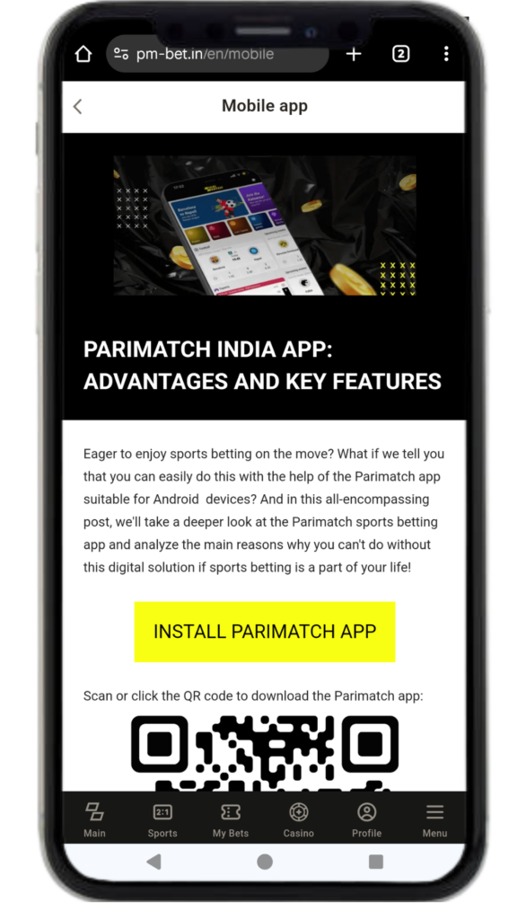 Parimatch Download APK