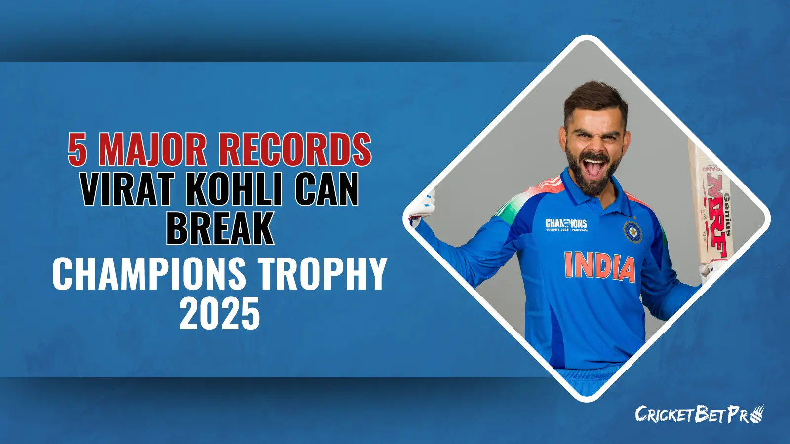 Champions Trophy Records Virat Kohli