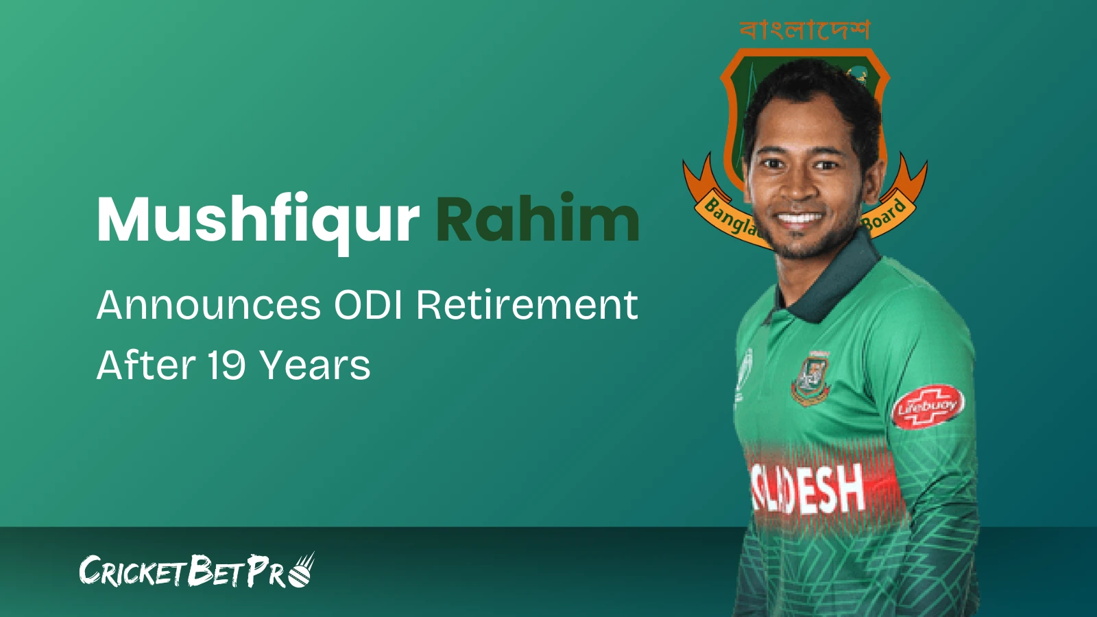 Mushfiqur Rahim Announces ODI Retirement