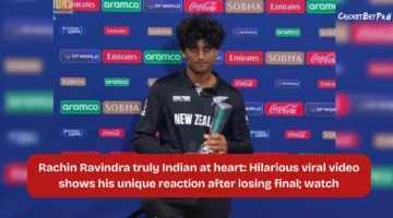 Rachin Ravindra shows a unique and hilarious reaction after losing the final, capturing a truly Indian-at-heart moment – viral video snapshot."