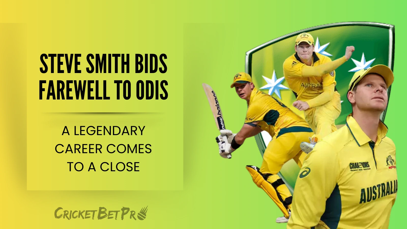 Steve Smith Bids Farewell to ODIs