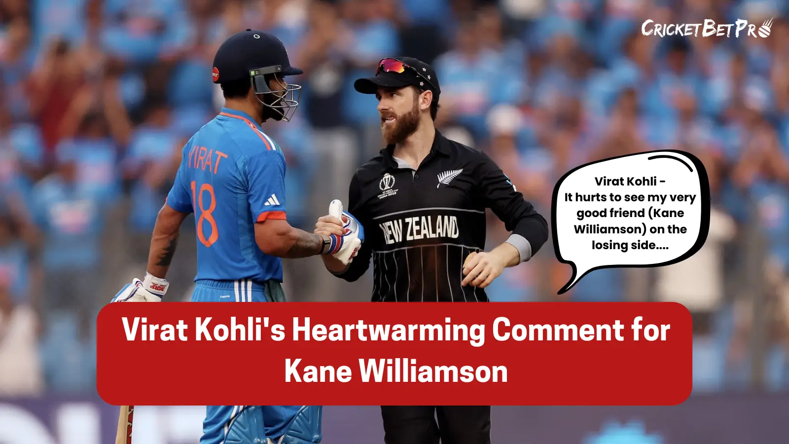 Virat Kohli's Heartwarming Comment